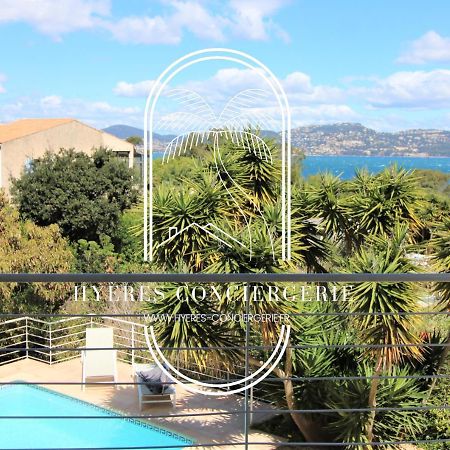 Villa L'Arbanaise Vue Mer Piscine Presqu'Ile Giens By Hc 히에레 외부 사진